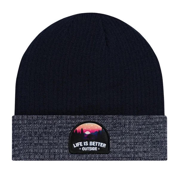 Marled Cuff Beanie having many features. Fabrication: Regular gauge knit. Fabric... from ASI 80129 Quake City Caps