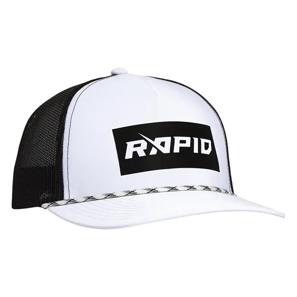 Deluxe Sport Trucker Cap with Rope have many features.... from ASI 80129 Quake City Caps