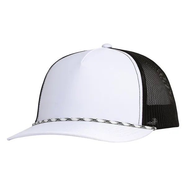 Deluxe Sport Trucker Cap with Rope have many features.... from ASI 80129 Quake City Caps