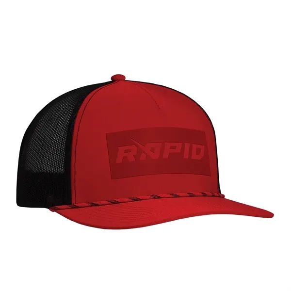 Deluxe Sport Trucker Cap with Rope have many features.... from ASI 80129 Quake City Caps