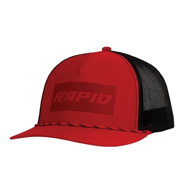 Deluxe Sport Trucker Cap with Rope have many features.... from ASI 80129 Quake City Caps