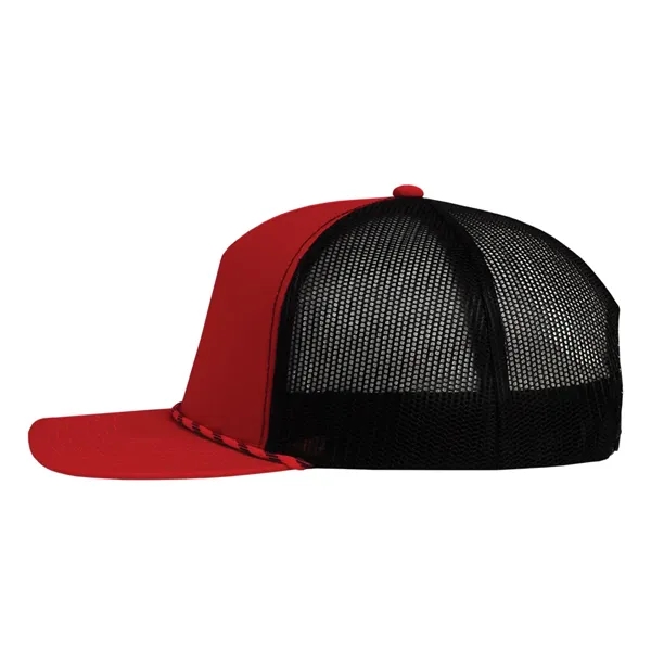 Deluxe Sport Trucker Cap with Rope have many features.... from ASI 80129 Quake City Caps