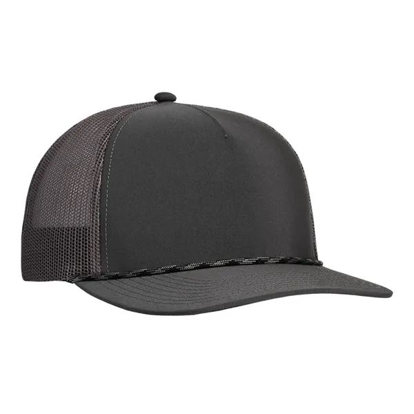 Deluxe Sport Trucker Cap with Rope have many features.... from ASI 80129 Quake City Caps