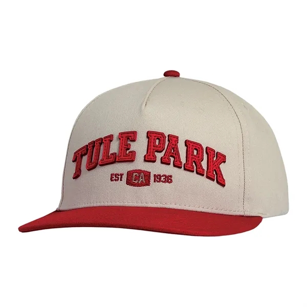 Deluxe Two-Tone Chino Twill Cap having many features. Profile: High profile.... from ASI 80129 Quake City Caps