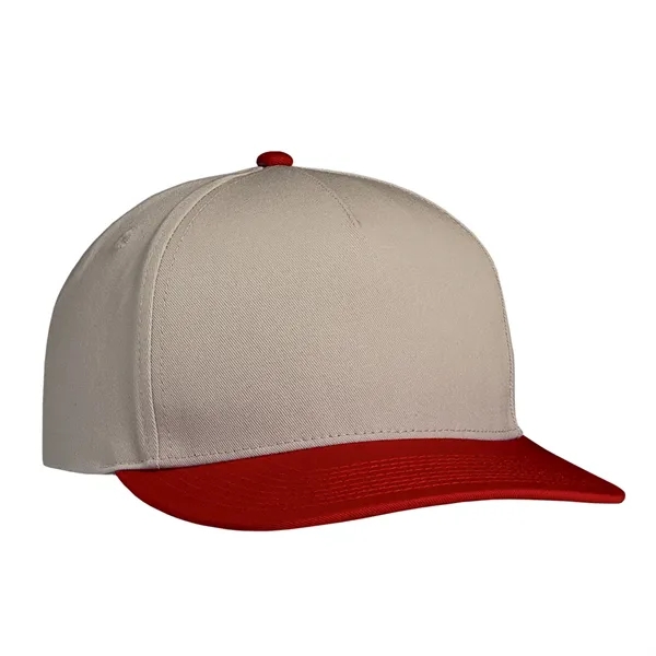 Deluxe Two-Tone Chino Twill Cap having many features. Profile: High profile.... from ASI 80129 Quake City Caps