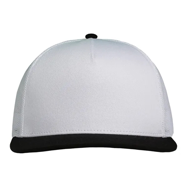 Deluxe Two-Tone Trucker Cap having many features. Profile: High profile.... from ASI 80129 Quake City Caps