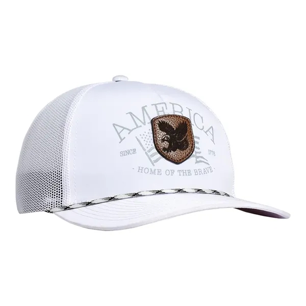 Deluxe Sport Trucker Cap with Rope have many features.... from ASI 80129 Quake City Caps