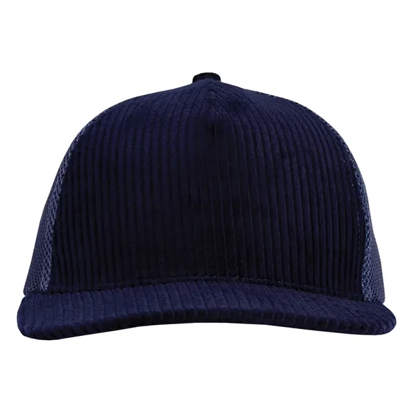 High profile structured deluxe corduroy trucker cap.... from ASI 80129 Quake City Caps