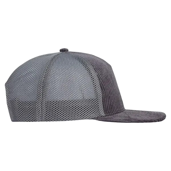 High profile structured deluxe corduroy trucker cap.... from ASI 80129 Quake City Caps