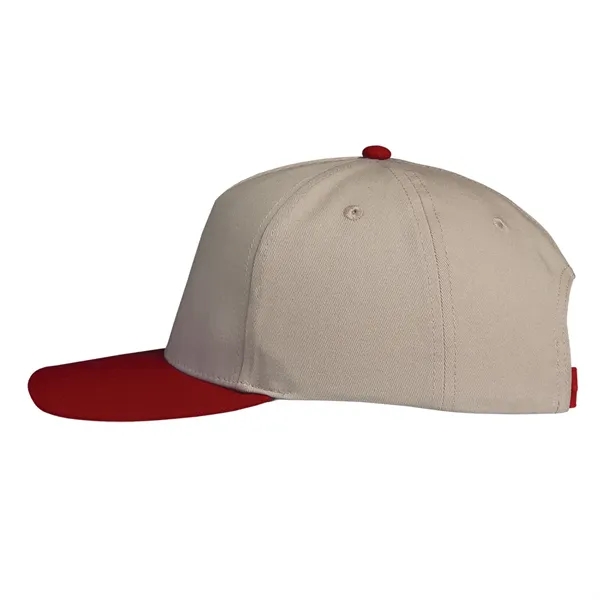 Deluxe Two-Tone Chino Twill Cap having many features. Profile: High profile.... from ASI 80129 Quake City Caps