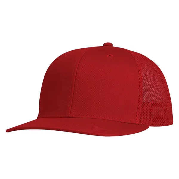 Deluxe Solid Trucker Cap having many features. Profile: High profile.... from ASI 80129 Quake City Caps