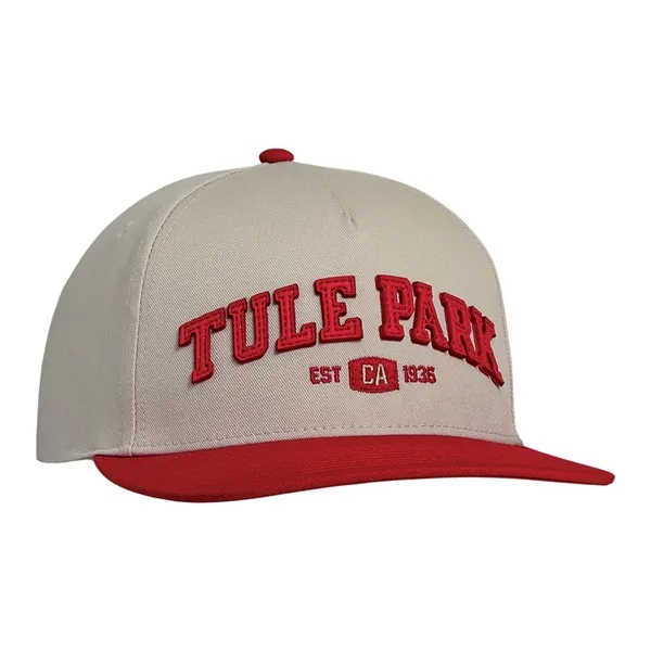 Deluxe Two-Tone Chino Twill Cap having many features. Profile: High profile.... from ASI 80129 Quake City Caps