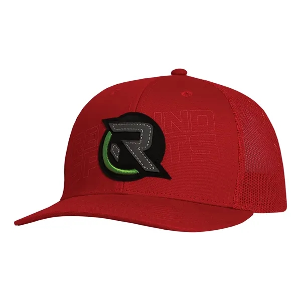 Deluxe Solid Trucker Cap having many features. Profile: High profile.... from ASI 80129 Quake City Caps