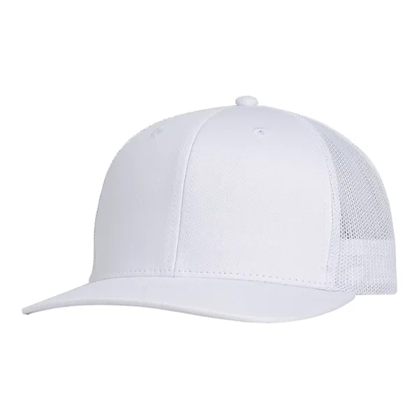 Deluxe Solid Trucker Cap having many features. Profile: High profile.... from ASI 80129 Quake City Caps