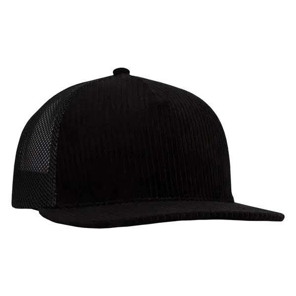 High profile structured deluxe corduroy trucker cap.... from ASI 80129 Quake City Caps