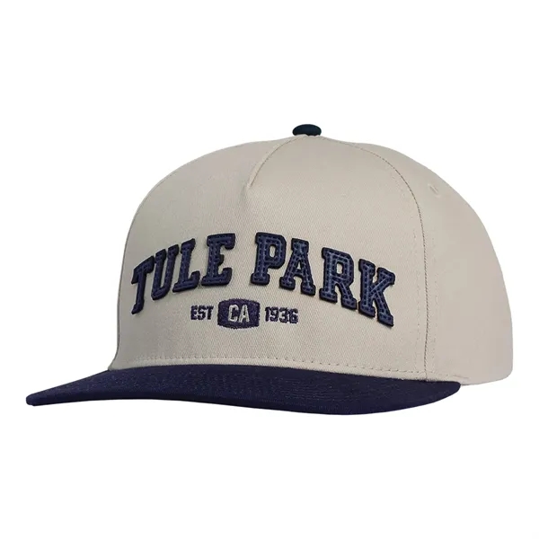 Deluxe Two-Tone Chino Twill Cap having many features. Profile: High profile.... from ASI 80129 Quake City Caps