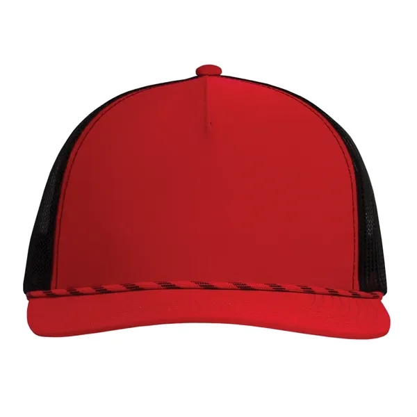 Deluxe Sport Trucker Cap with Rope have many features.... from ASI 80129 Quake City Caps