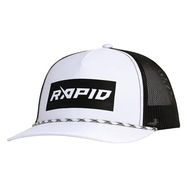 Deluxe Sport Trucker Cap with Rope have many features.... from ASI 80129 Quake City Caps