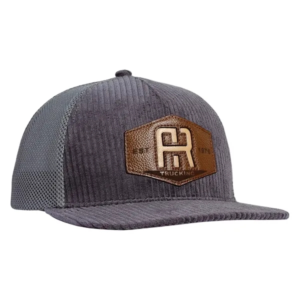 High profile structured deluxe corduroy trucker cap.... from ASI 80129 Quake City Caps