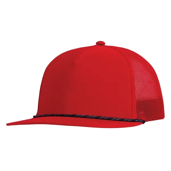 Deluxe Sport Trucker Cap with Rope have many features.... from ASI 80129 Quake City Caps