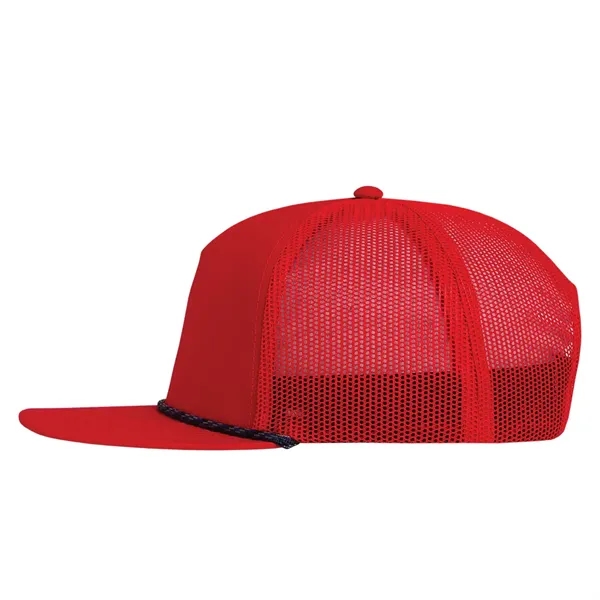 Deluxe Sport Trucker Cap with Rope have many features.... from ASI 80129 Quake City Caps