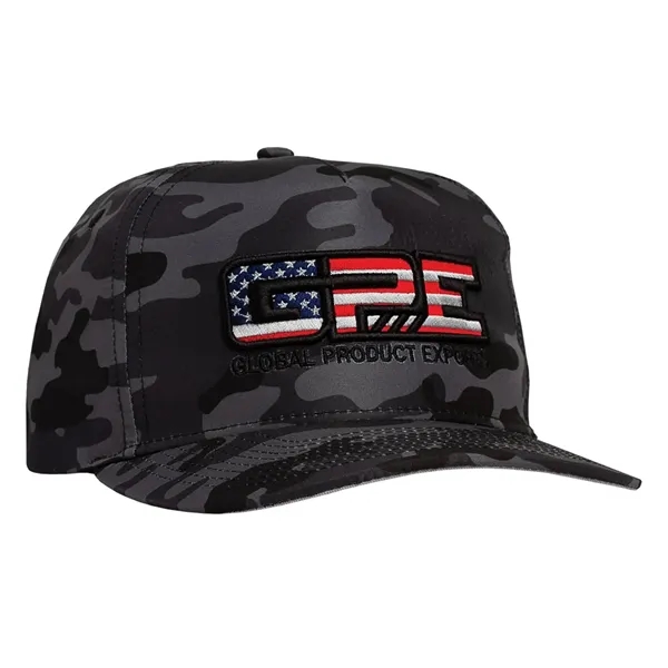 Deluxe Fatigue Sublimated Cap having many features. Profile: High profile. Construction:... from ASI 80129 Quake City Caps