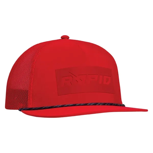 Deluxe Sport Trucker Cap with Rope have many features.... from ASI 80129 Quake City Caps