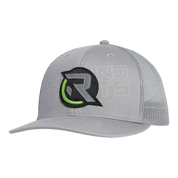 Deluxe Solid Trucker Cap having many features. Profile: High profile.... from ASI 80129 Quake City Caps