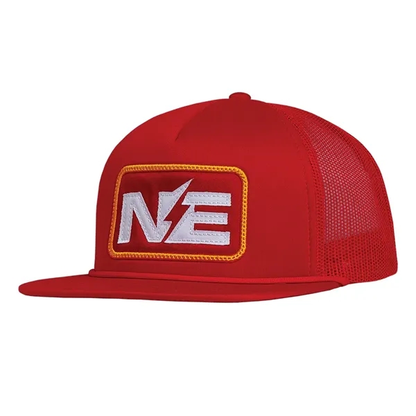 High profile, structured deluxe foam front trucker cap.... from ASI 80129 Quake City Caps