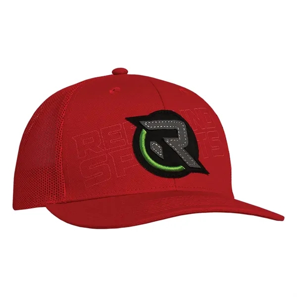 Deluxe Solid Trucker Cap having many features. Profile: High profile.... from ASI 80129 Quake City Caps