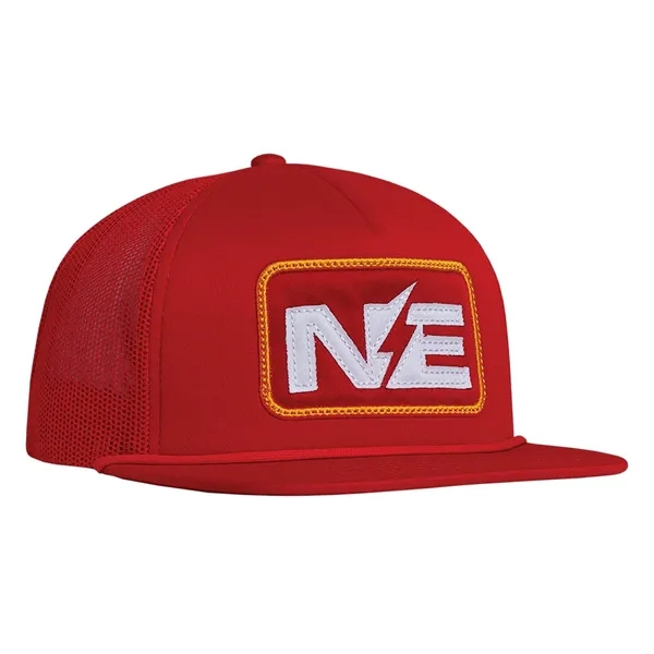 High profile, structured deluxe foam front trucker cap.... from ASI 80129 Quake City Caps