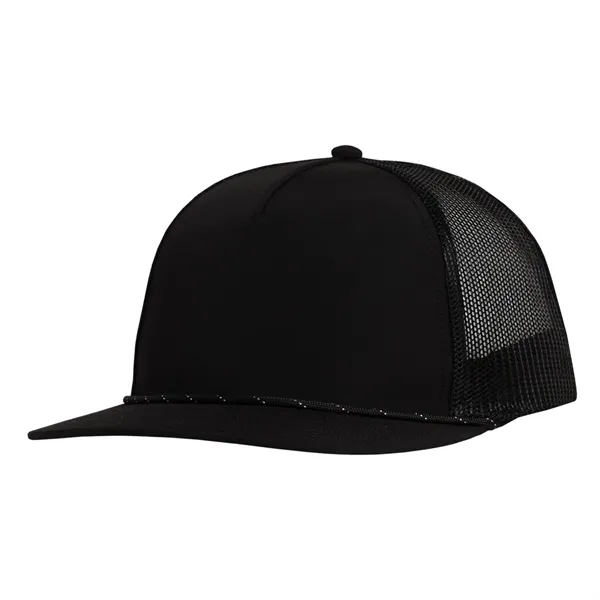 Deluxe Sport Trucker Cap with Rope have many features.... from ASI 80129 Quake City Caps