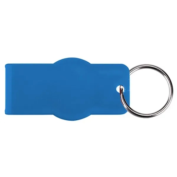 Dual Function Bottle And Tab Opener Key Chain, Large Flat Surface... from ASI 74585 Nu Promo International / Nu Promo Line