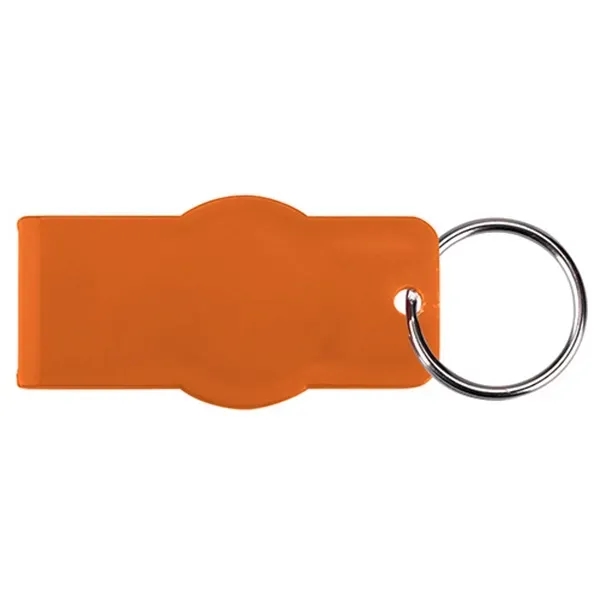Dual Function Bottle And Tab Opener Key Chain, Large Flat Surface... from ASI 74585 Nu Promo International / Nu Promo Line