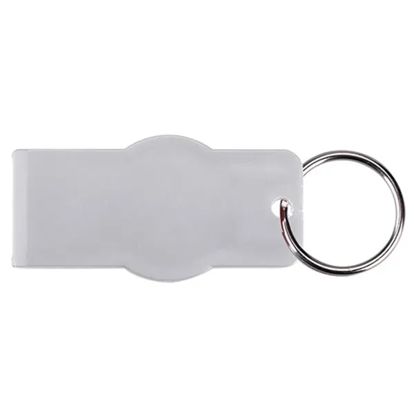 Dual Function Bottle And Tab Opener Key Chain, Large Flat Surface... from ASI 74585 Nu Promo International / Nu Promo Line