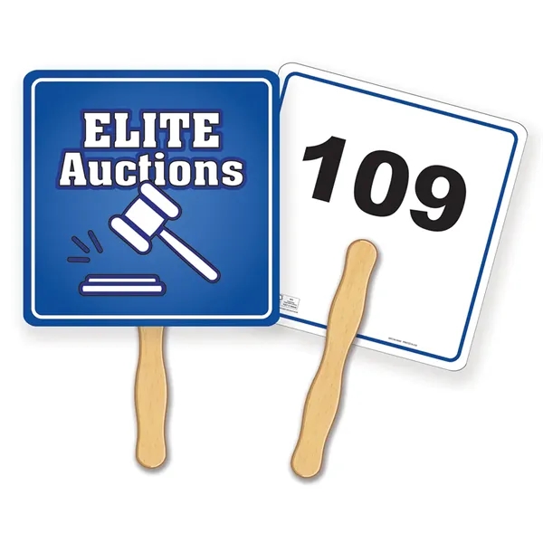 Full color custom design & shape hand fan have full color... from ASI 45815 Coloring Book Solutions