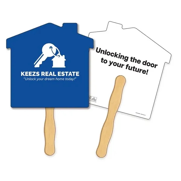 Full color custom design & shape hand fan have full color... from ASI 45815 Coloring Book Solutions