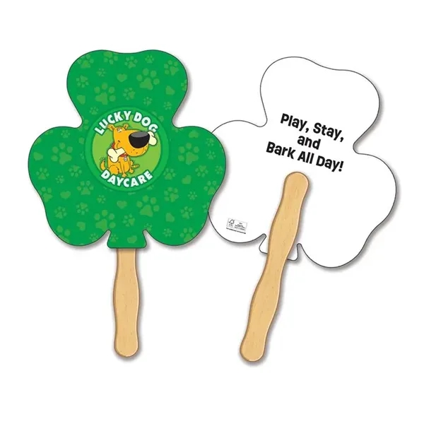 Full color custom design & shape hand fan have full color... from ASI 45815 Coloring Book Solutions