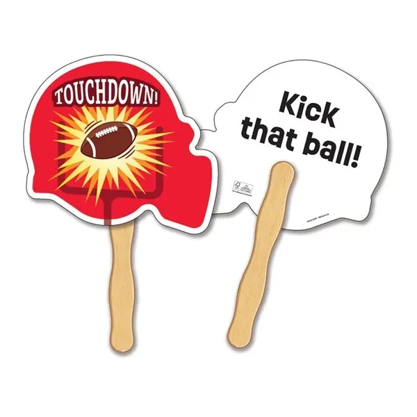 Full color custom design & shape hand fan have full color... from ASI 45815 Coloring Book Solutions