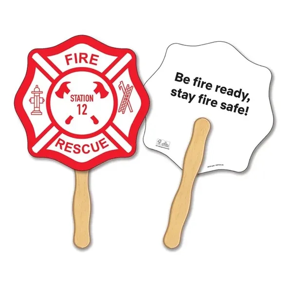 Full color custom design & shape hand fan have full color... from ASI 45815 Coloring Book Solutions