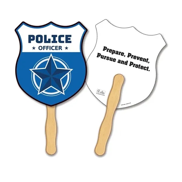 Full color custom design & shape hand fan have full color... from ASI 45815 Coloring Book Solutions