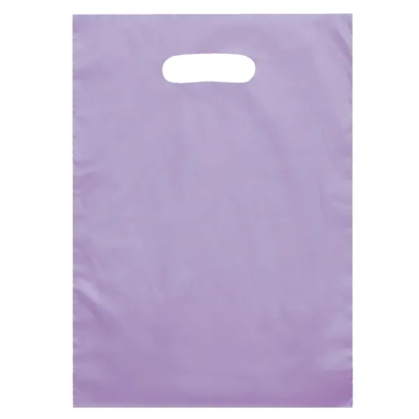 Frosted Brite Die Cut Handle Plastic Bag... from ASI 37940 Bag Makers Inc