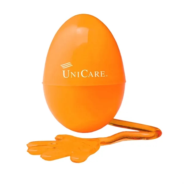 Sticky hand grabbing toy in 1 5/8" x 2 1/4" plastic... from ASI 63549 Jornik Manufacturing Corp / Jornik