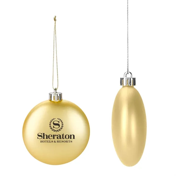 Flat shatter resistant ornament.... from ASI 52710 Lincoln Line