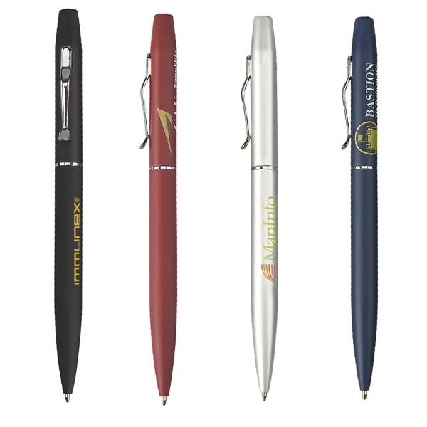 Twist action ballpoint pen with shiny chrome.... from ASI 31517 Admart Products / Admart Line