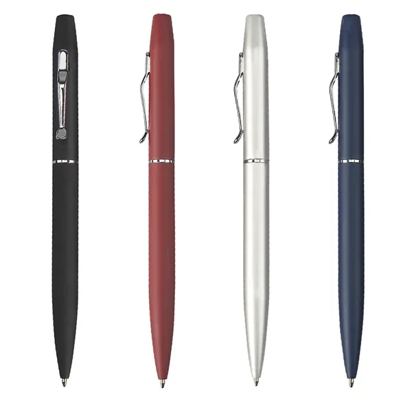 Twist action ballpoint pen with shiny chrome.... from ASI 31517 Admart Products / Admart Line