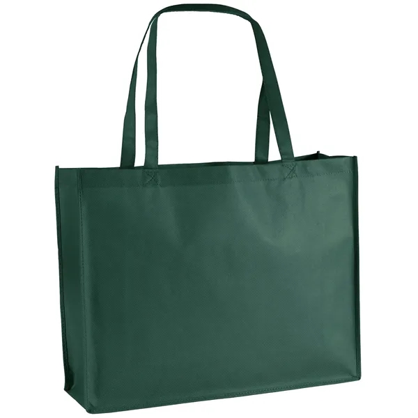 Non-Woven Polypropylene Tote with strong stitched seams and side/bottom gussets.... from ASI 37940 Bag Makers Inc