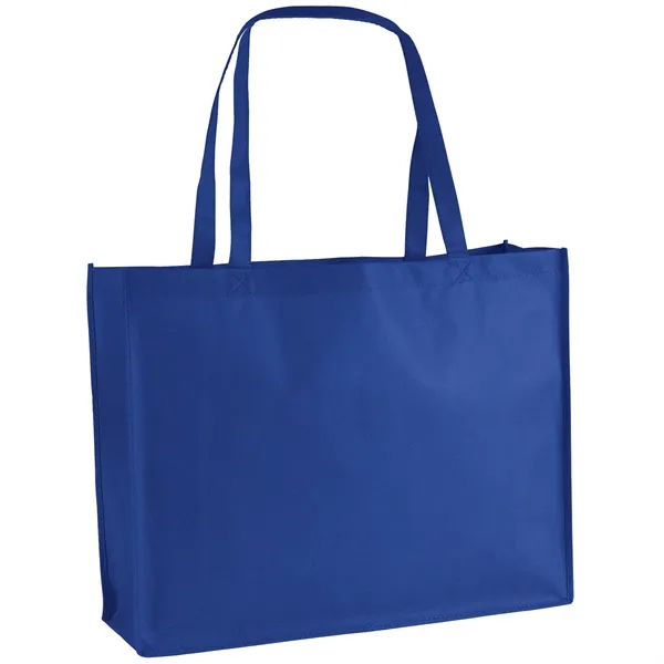 Non-Woven Polypropylene Tote with strong stitched seams and side/bottom gussets.... from ASI 37940 Bag Makers Inc