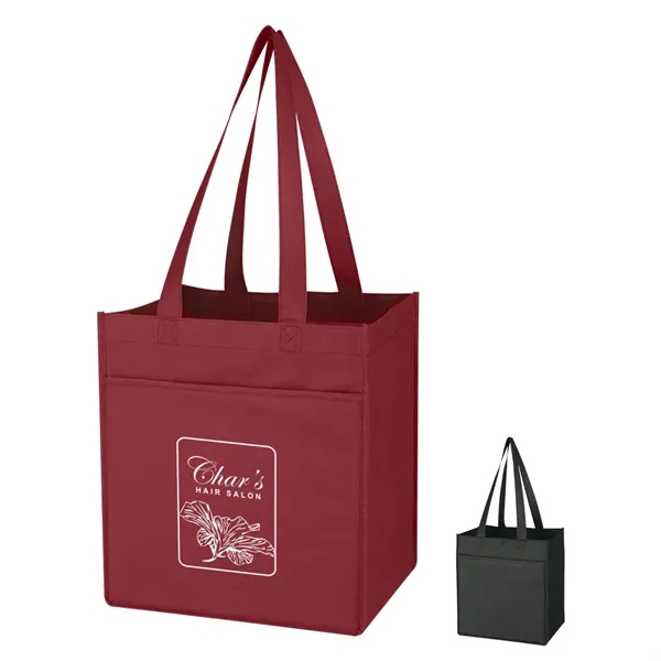 Non-Woven 6 Bottle Wine Tote.  Made of 80 Gram Non-Woven,... from ASI 61125 Hit Promotional Products / Hit®