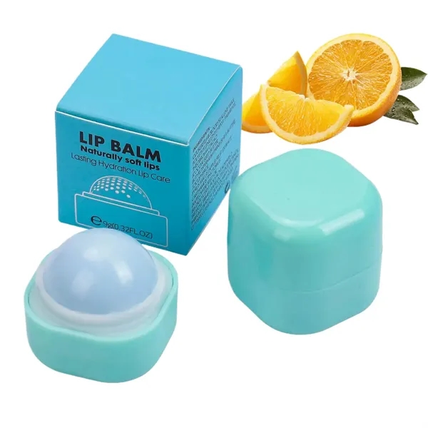 Fruity moisturizing lip balm ball plus 1 color silkscreen on 1... from ASI 37218 Athena Promo (tm)